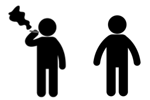 喫煙者と非喫煙者